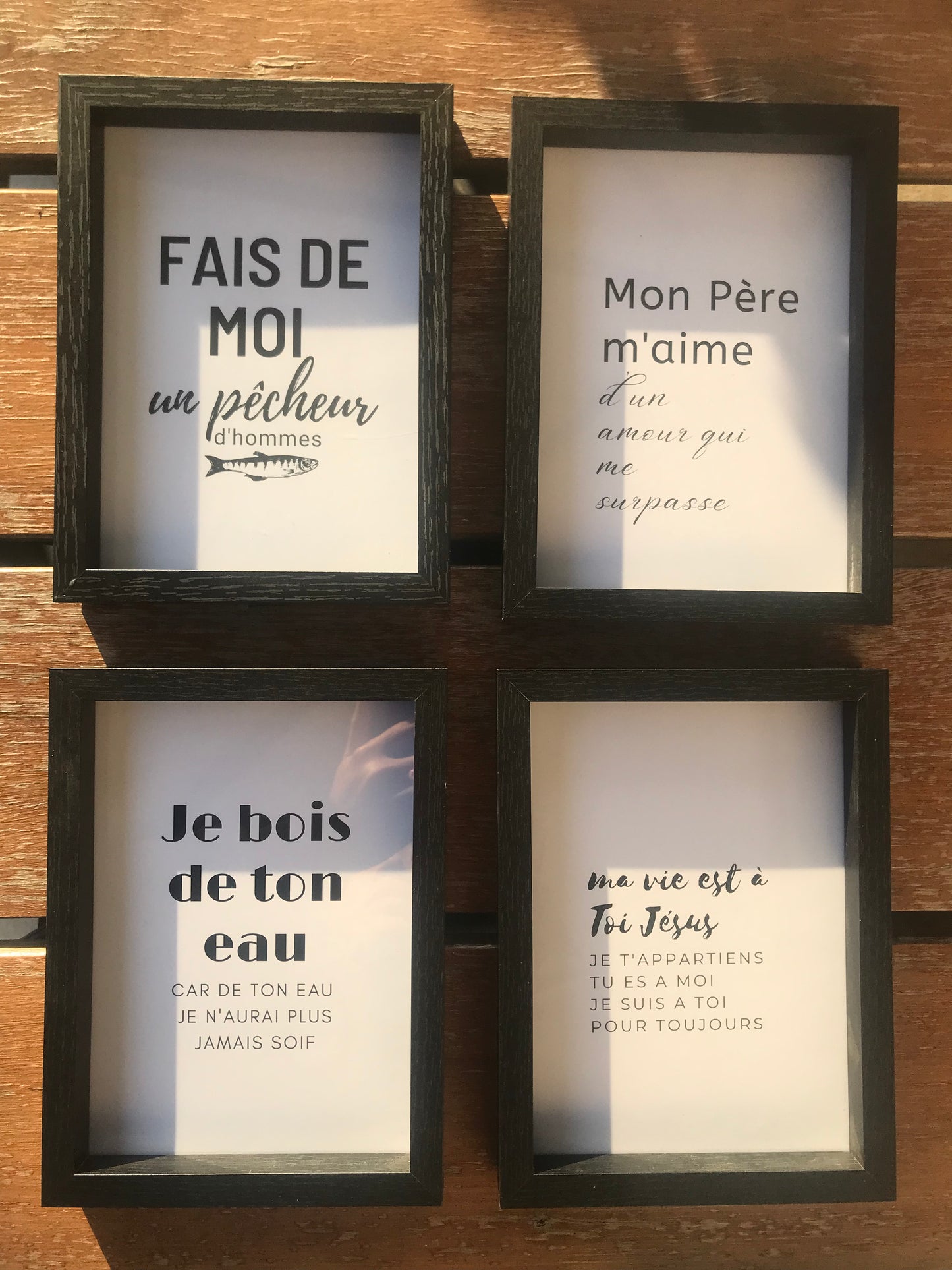 cadeaux chrétiens, tableau verset biblique, tableau verset bible