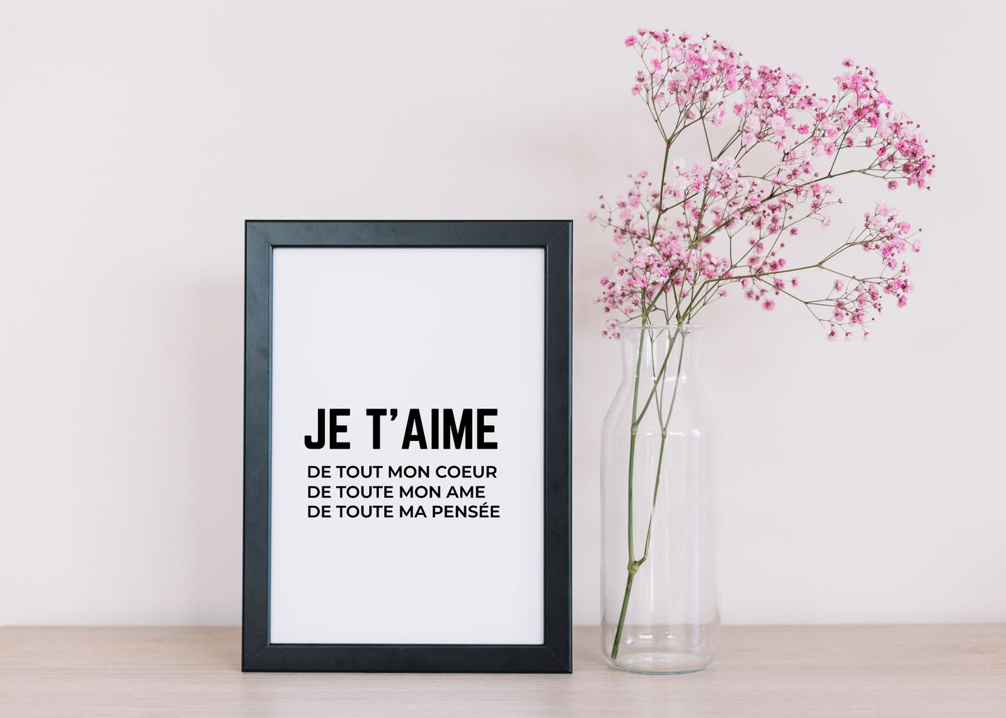 Tableau verset biblique, tableau verset bible, citation amour, tableau décoration murale