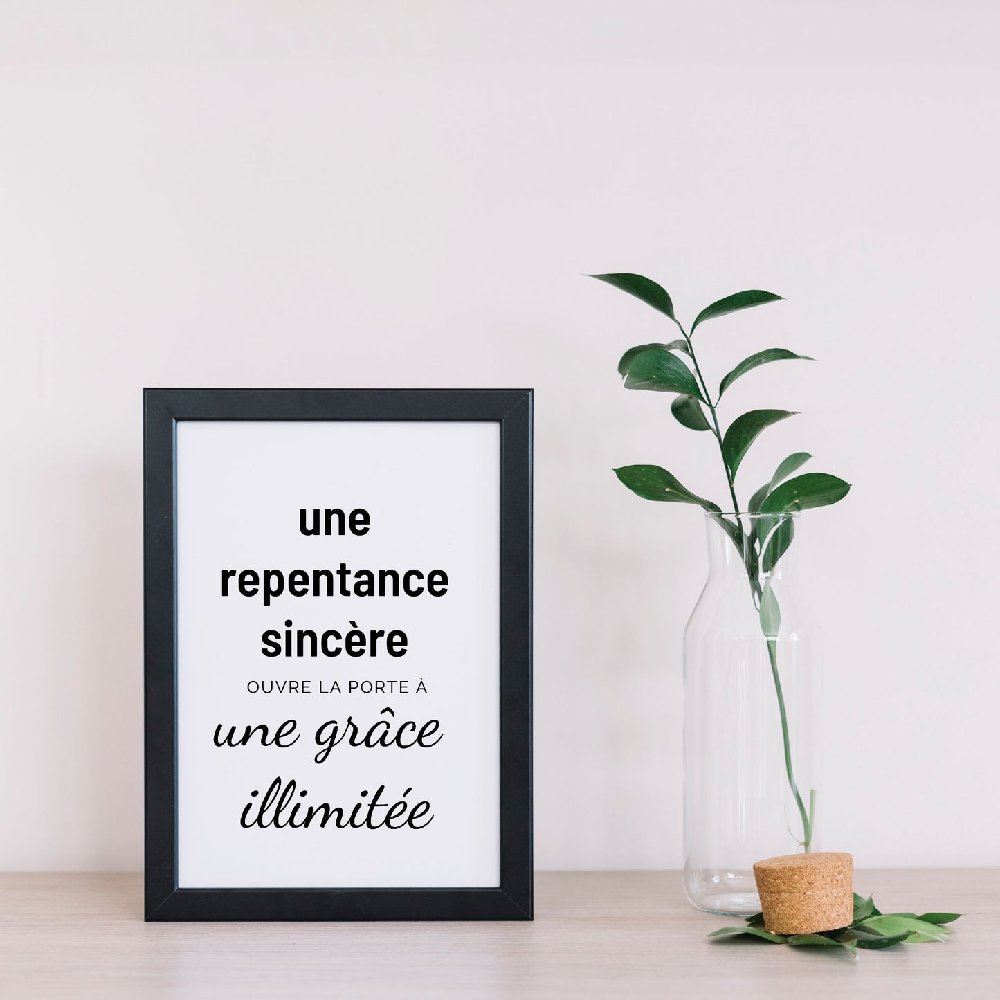Tableau verset biblique, tableau verset bible, tableau décoration murale