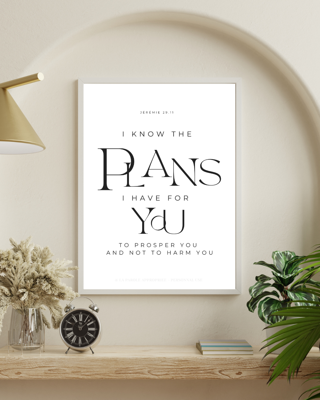 Des projets de paix | Plans for you