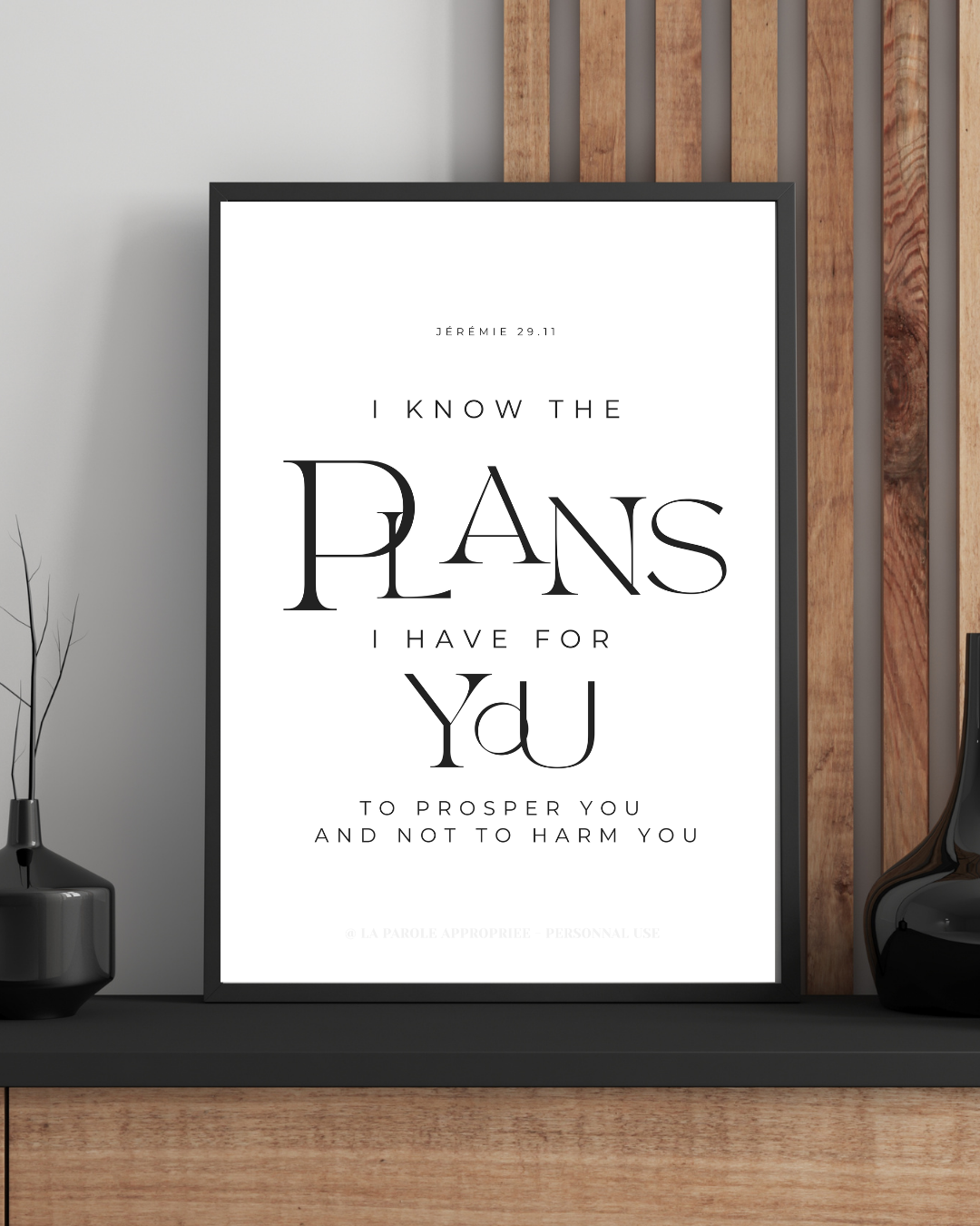 Des projets de paix | Plans for you
