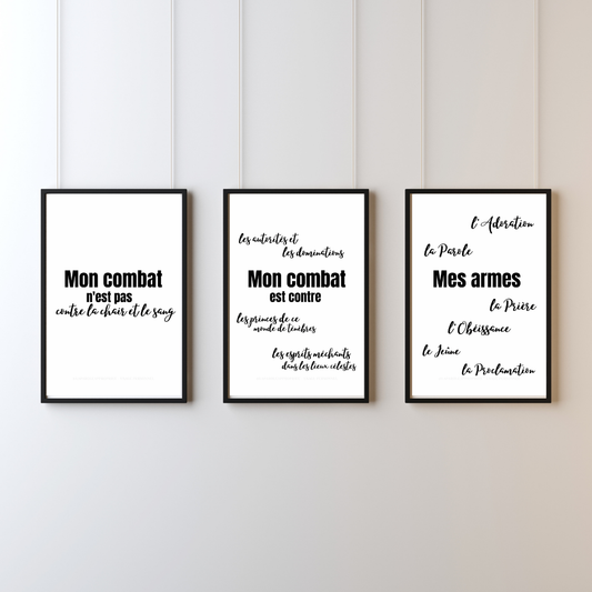 Combat Spirituel Tableau Chretien Ephesiens 6