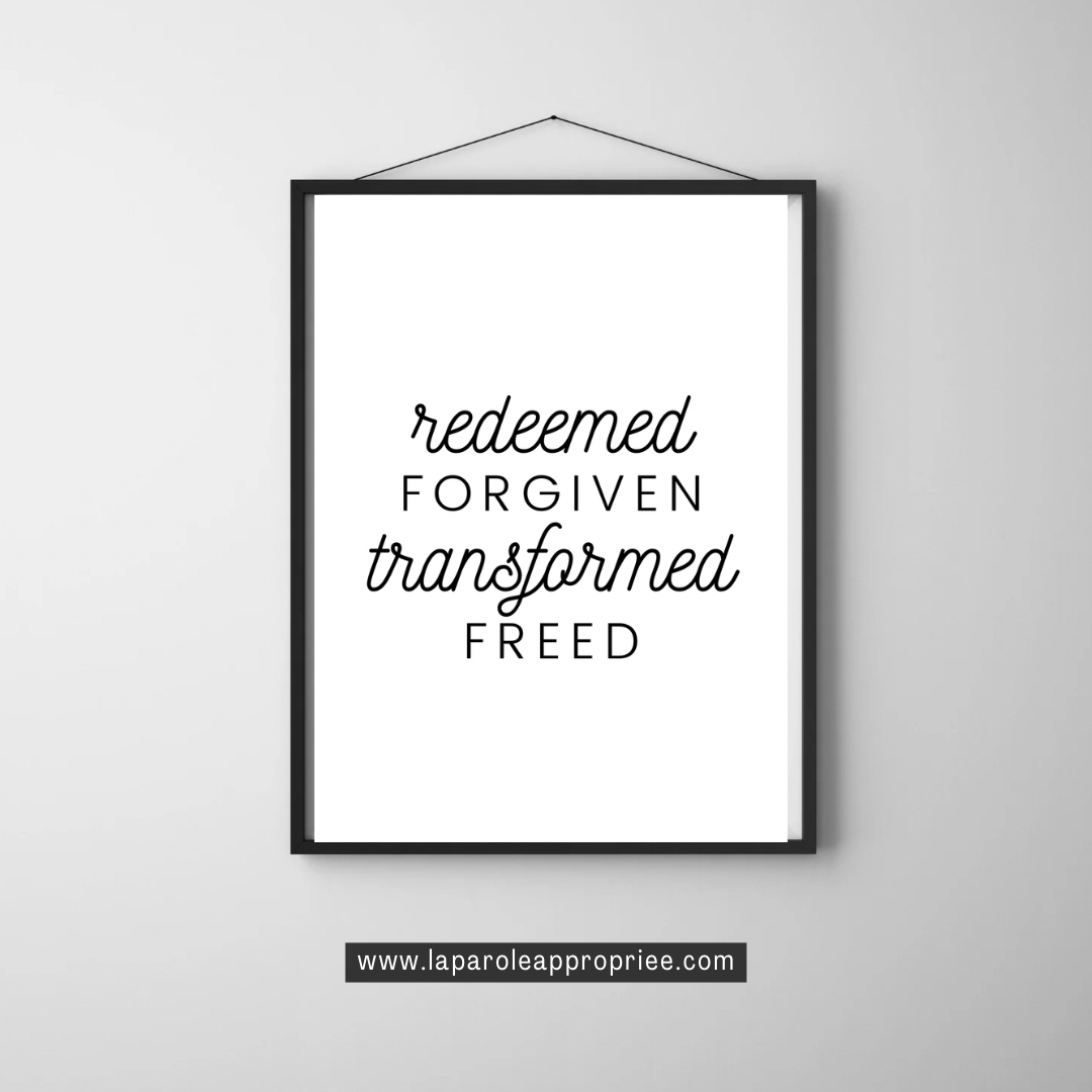 redeemed christian wall art