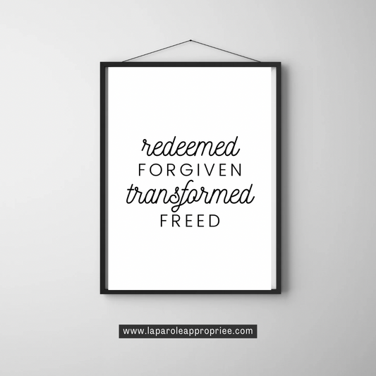 redeemed christian wall art